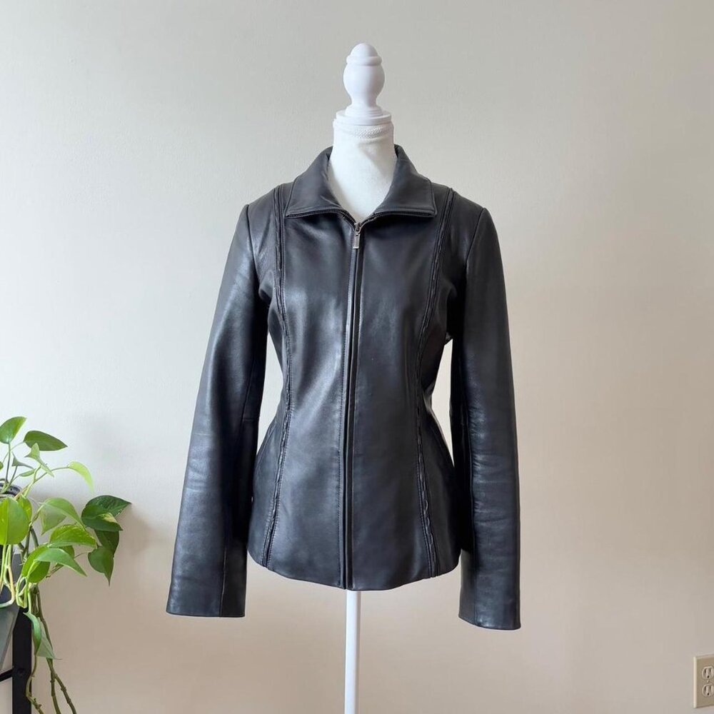 Fitted Leather jacket - Picture 1 of 4